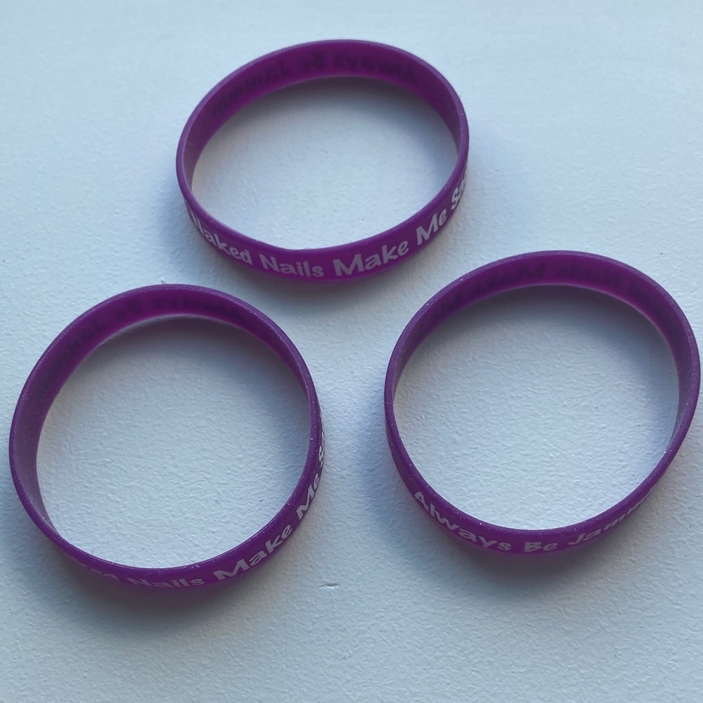 🔴Jamberry Purple Bracelets